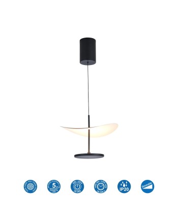 ABISAL* COLGANTE LED 1L 12W CCT 2700-5700K